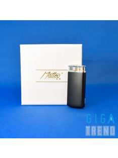 Öngyújtó díszdobozos - fém elektromos fekete