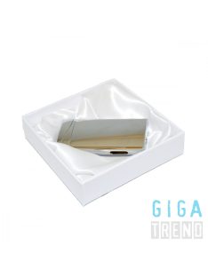 Jet lángos Öngyújtó díszdobozos - fém Jet ezüst