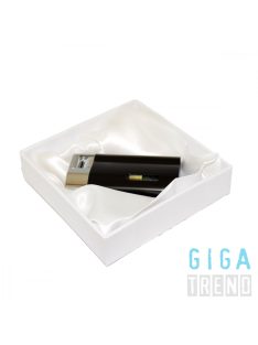 Jet lángos Öngyújtó díszdobozos - fém Jet fekete