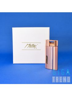 Jet lángos Öngyújtó díszdobozos - fém Jet rosegold