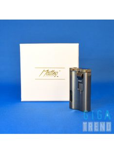 Jet lángos Öngyújtó díszdobozos - fém Jet grafit