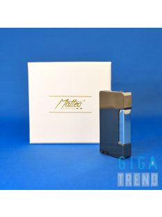 Jet lángos Öngyújtó díszdobozos - fém grafit