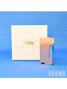 Jet lángos Öngyújtó díszdobozos - fém rosegold