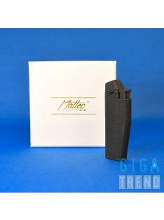 Jet lángos Öngyújtó díszdobozos - fém matt fekete