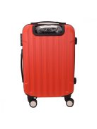 Matteo gurulós bőrönd piros színben