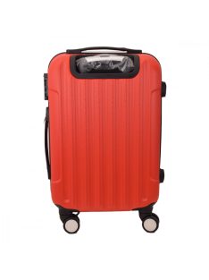 Matteo gurulós bőrönd piros színben