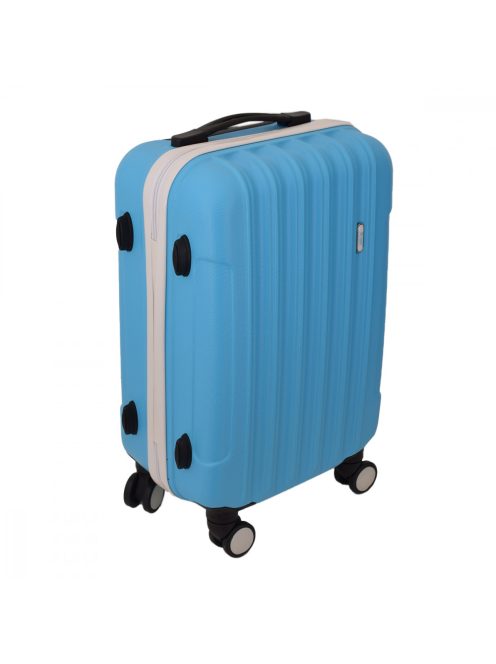 R-ON gurulós bőrönd kék színben