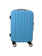 R-ON gurulós bőrönd kék színben