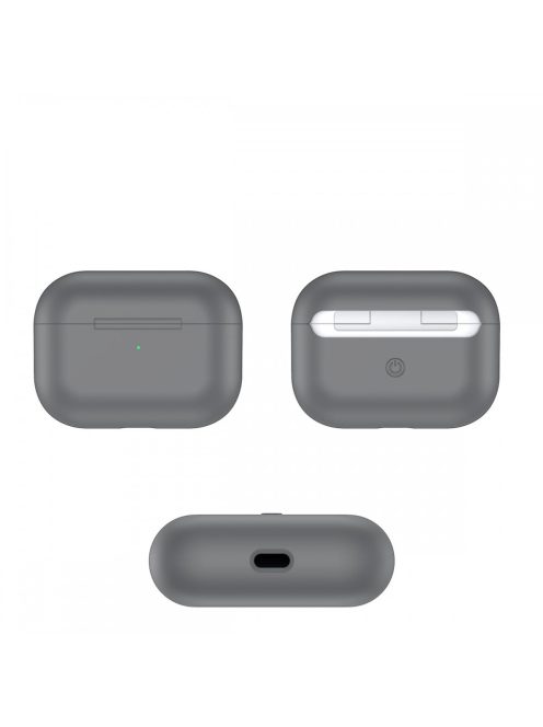 Két részes vékony szilikon tok AirPods Pro készülékhez Grey