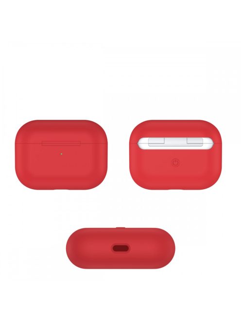 Két részes vékony szilikon tok AirPods Pro készülékhez Red