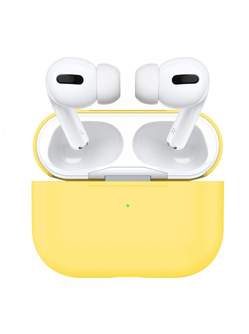 Két részes vékony szilikon tok AirPods Pro készülékhez Yellow