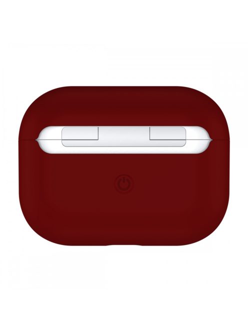 Két részes vékony szilikon tok AirPods Pro készülékhez Burgundy