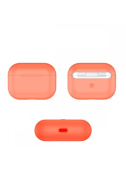 Két részes vékony szilikon tok AirPods Pro készülékhez Peach