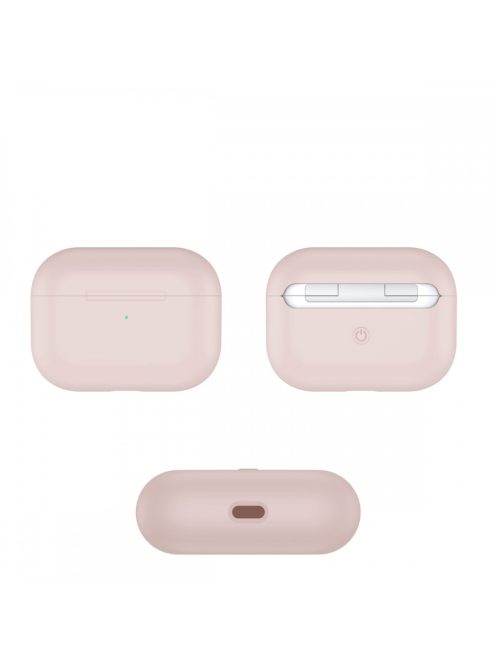 Két részes vékony szilikon tok AirPods Pro készülékhez Pink Sand