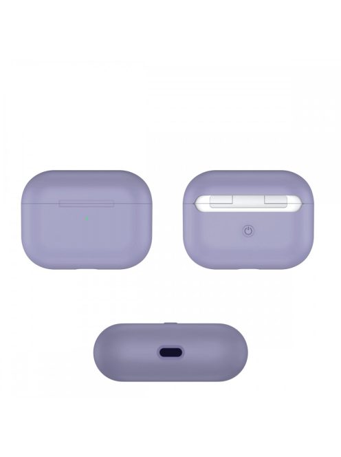 Két részes vékony szilikon tok AirPods Pro készülékhez Lavender