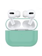 Két részes vékony szilikon tok AirPods Pro készülékhez Mint Green