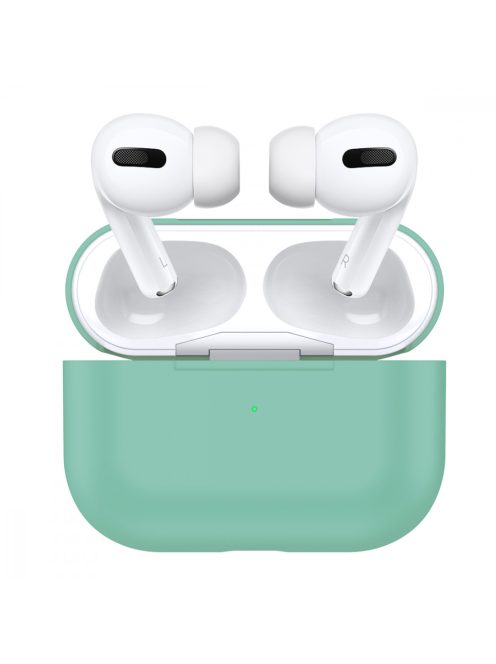 Két részes vékony szilikon tok AirPods Pro készülékhez Mint Green