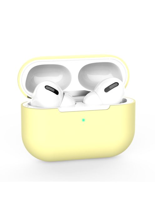 Vékony szilikon tok 
AirPods Pro készülékhez Light Yellow