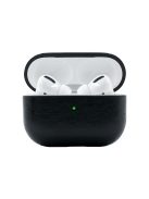 PU Bőr kemény tok AirPods Pro készülékhez Black