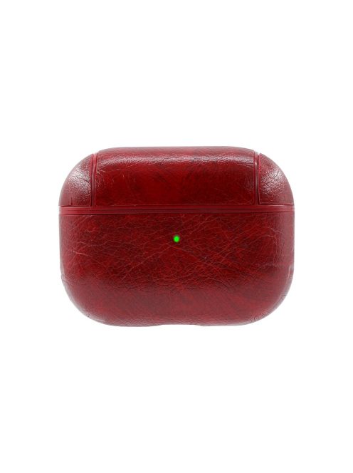 PU Bőr kemény tok AirPods Pro készülékhez Red