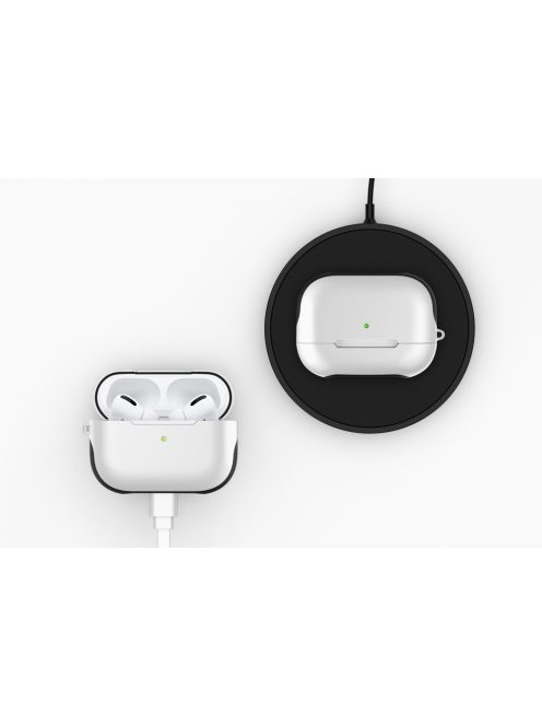 Hybrid TPU polikarbonát tok AirPods Pro készülékhez White