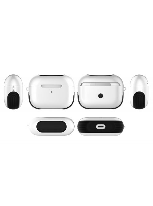 Hybrid TPU polikarbonát tok AirPods Pro készülékhez White