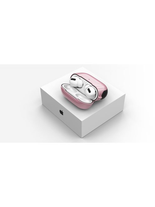 Hybrid TPU polikarbonát tok AirPods Pro készülékhez Pink