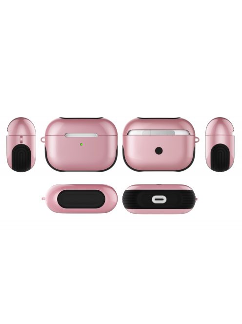 Hybrid TPU polikarbonát tok AirPods Pro készülékhez Pink