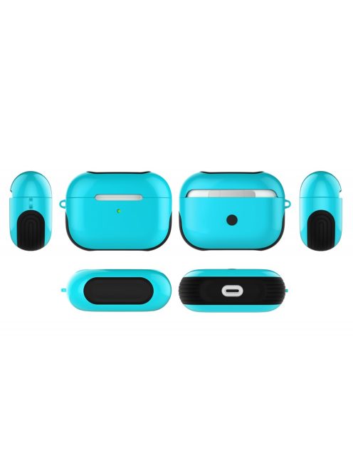 Hybrid TPU polikarbonát tok AirPods Pro készülékhez L-Blue