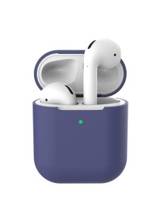 Vékony szilikon tok 
AirPods készülékhez Dark Blue