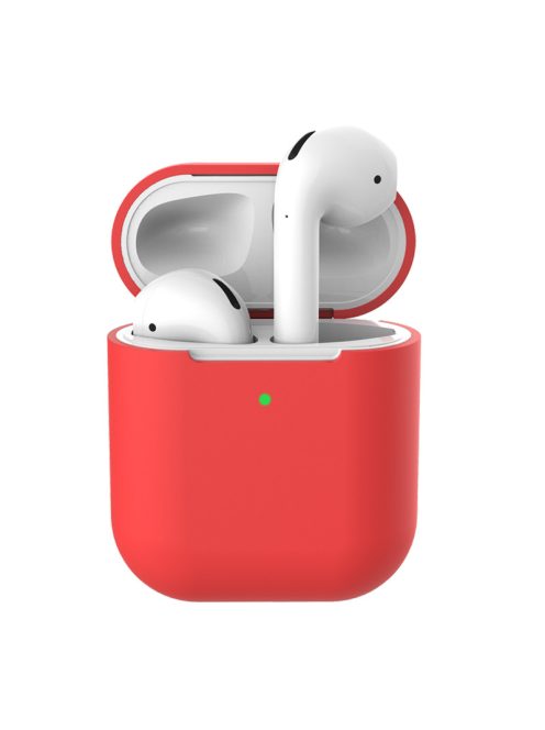 Vékony szilikon tok AirPods készülékhez Red