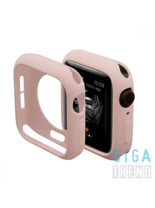 Színes TPU tok Apple Watch 40MM készülékhez Pink