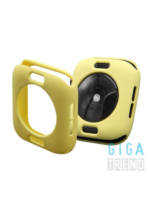 Színes TPU tok Apple Watch 40MM készülékhez Yellow