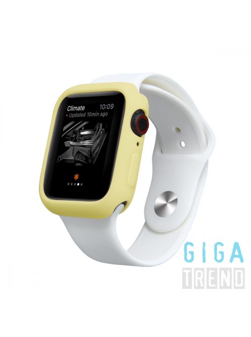 Színes TPU tok Apple Watch 40MM készülékhez Yellow