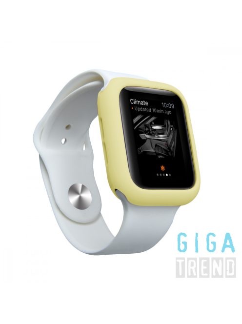 Színes TPU tok Apple Watch 40MM készülékhez Yellow