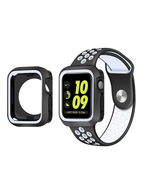 Kétszínű "Armor" tok Apple Watch 40MM készülékhez White+Black
