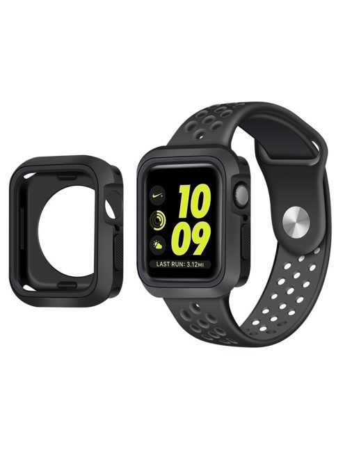 Kétszínű "Armor" tok Apple Watch 40MM készülékhez All Black