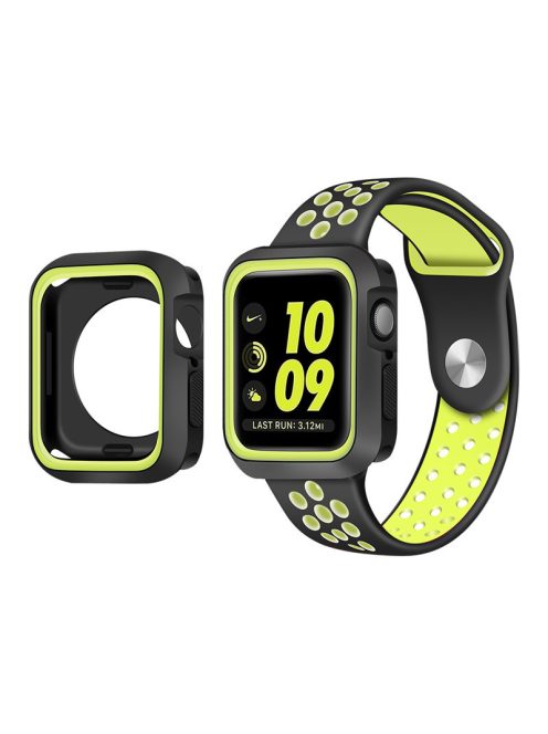 Kétszínű "Armor" tok Apple Watch 40MM készülékhez Green+ Black