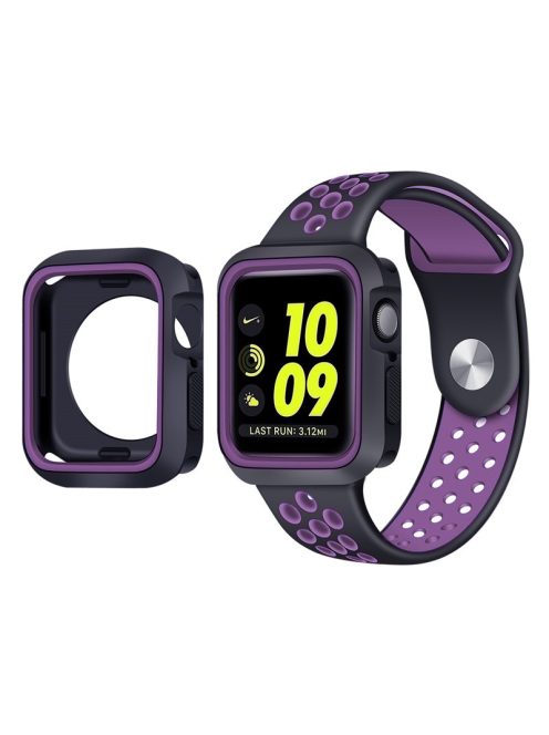 Kétszínű "Armor" tok Apple Watch 40MM készülékhez Purple+ Black