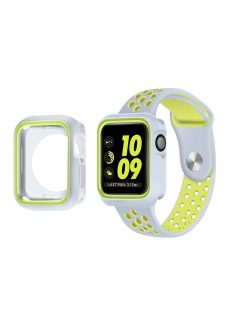   Kétszínű "Armor" tok Apple Watch 44MM készülékhez Green+Grey