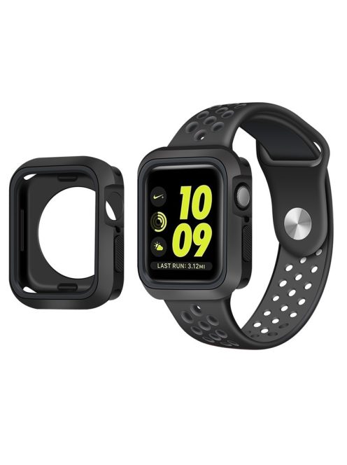 Kétszínű "Armor" tok Apple Watch 44MM készülékhez All Black