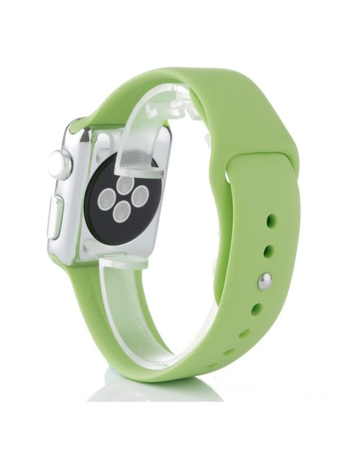 Szilikon szíj Apple Watch 40MM készülékhez Mint Green