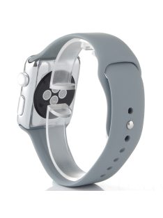 Szilikon szíj Apple Watch 44MM készülékhez Dark Grey