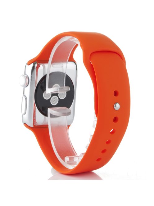 Szilikon szíj Apple Watch 44MM készülékhez Orange