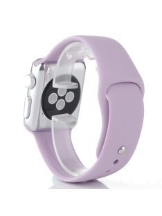 Szilikon szíj 
Apple Watch 44MM készülékhez Light Purple