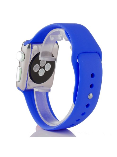 Szilikon szíj Apple Watch 44MM készülékhez Cobalt Blue