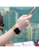 Milánói acél szíj Apple Watch 44MM készülékhez Gold