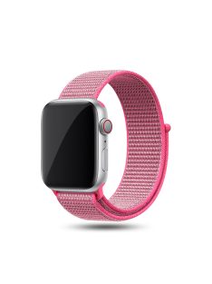   Nylon szíj tépőzárral Apple Watch 44MM készülékhez Hot Pink